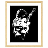 Pat Metheny American Jazz Musician in Monochrome thumbnail
