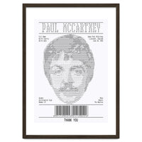 Receipt Art Paul Mc Cartney