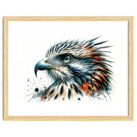 Vibrant Eagle Close Up Portrait