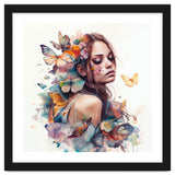 Butterfly Muse Watercolor Portrait thumbnail