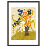 Floral Contemporary Still Life Mustard Yellow thumbnail