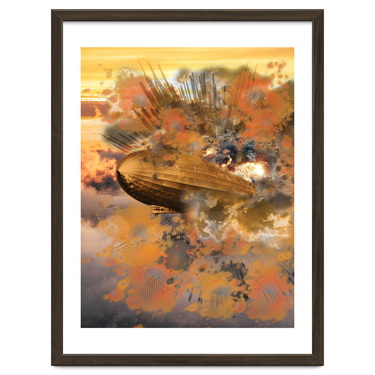 Zeppelin Balloon Explosion