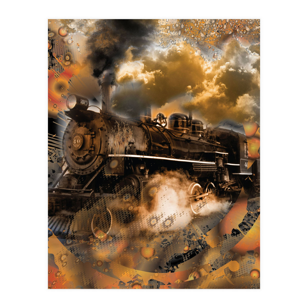 Steam Locomotive (Print Only)
