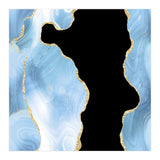 Blue & Gold Glitter Agate Texture 01  (Print Only) thumbnail