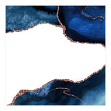 Navy & Rose Gold Agate Texture 25 (Print Only) thumbnail
