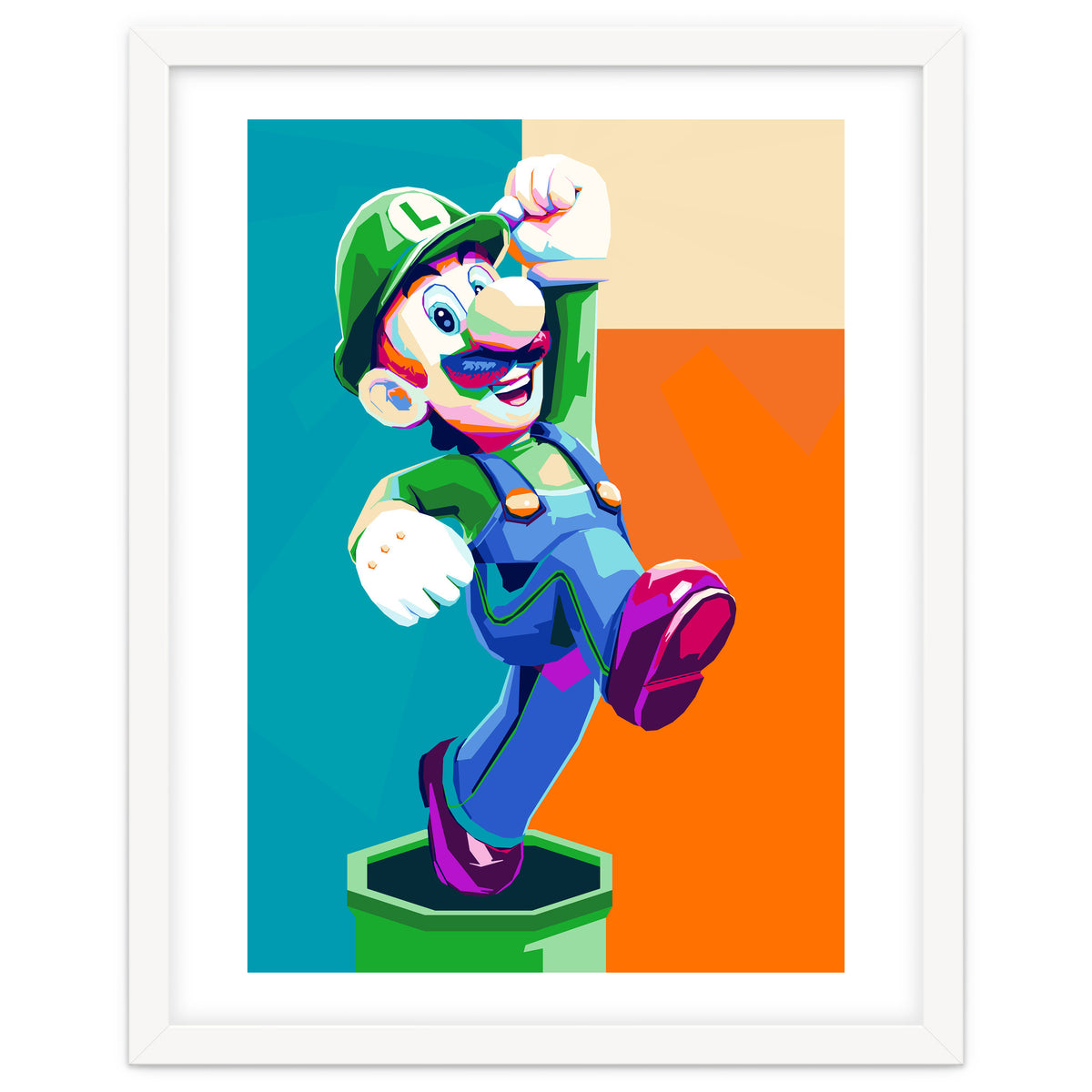 Mario Luigi Pop Art Cartoon Pop Art