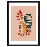 Squirrel In A Pink Autumn thumbnail