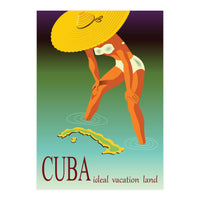 Cuba, Ideal Vacation Land (Print Only)