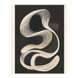 Monochrome Flow Abstract Line Movement (Print Only) thumbnail