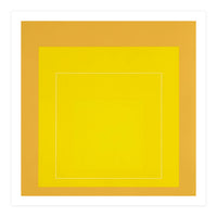JOSEF ALBERS - HOMAGE TO THE SQUARE YELLOW   (Print Only)