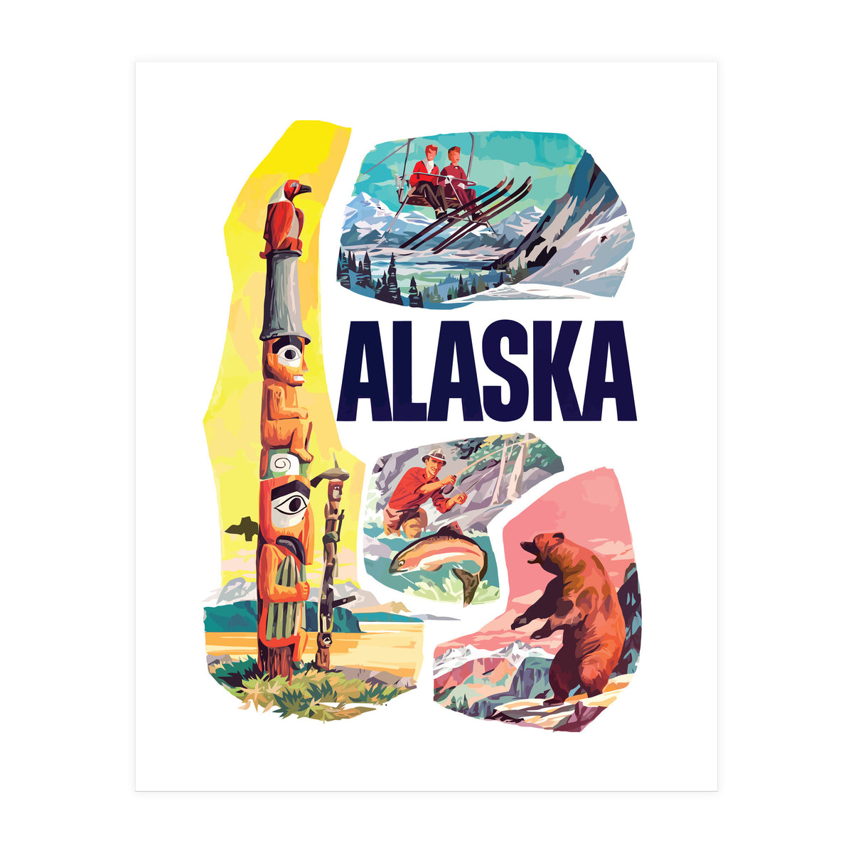 Alaska, Tourist Attractions (Print Only)