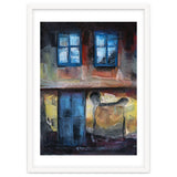 Pastel impression of an old house facade thumbnail