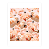 Flamingo Blush #society6 #decor #buyart #flamingoart (Print Only) thumbnail