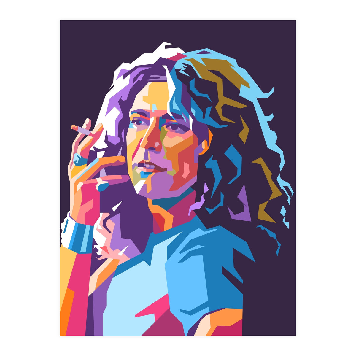 Robert Plant wpap art (Print Only)