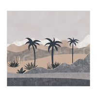 Abstract Landscape Palm Oasis (Print Only)