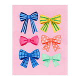 Colorful Ribbon Bows ties Illustration (Print Only) thumbnail