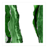 Green & Silver Agate Texture 14  (Print Only) thumbnail