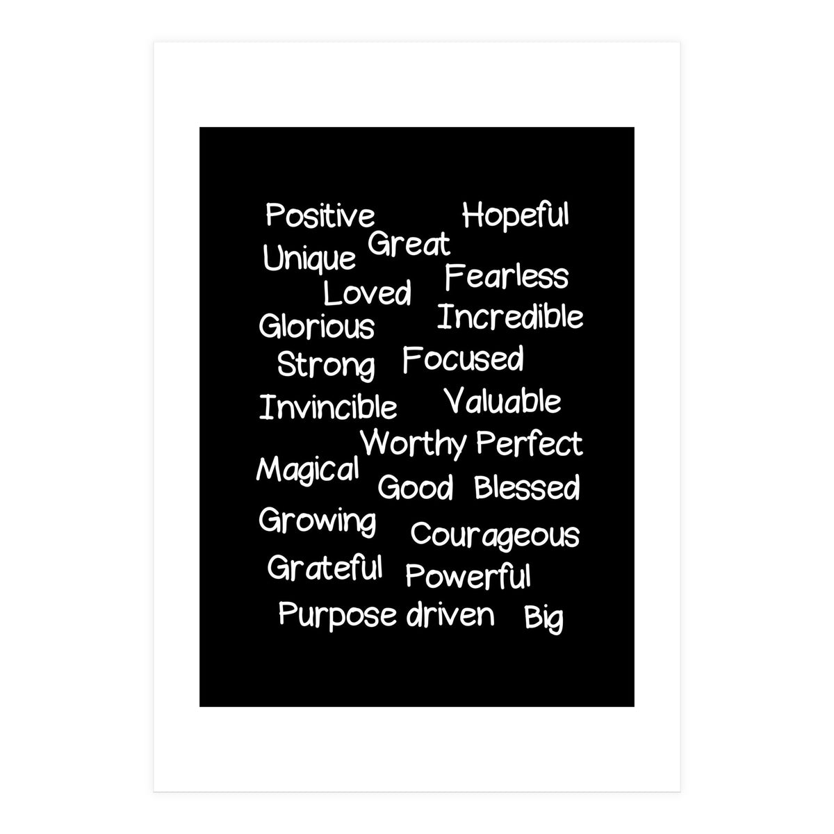 Positive affirmations (Print Only)