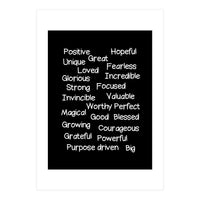 Positive affirmations (Print Only)