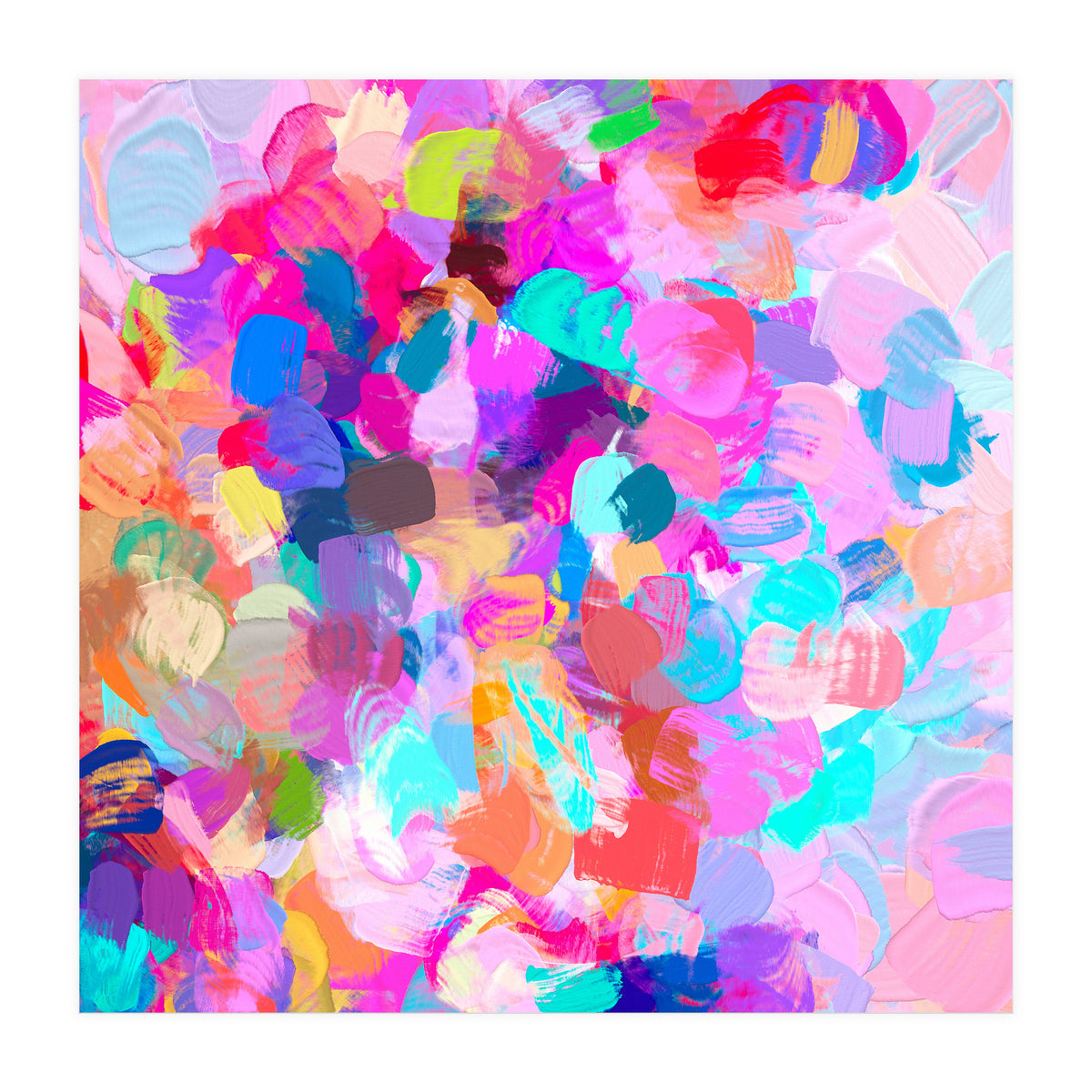 Candy Shop | Abstract Modern Bohemian Eclectic Colorful Painting | Pop of color Contemporary (Print Only)