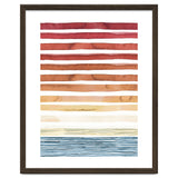 Watercolour Sunset Stripes Orange thumbnail