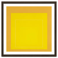 JOSEF ALBERS - HOMAGE TO THE SQUARE YELLOW