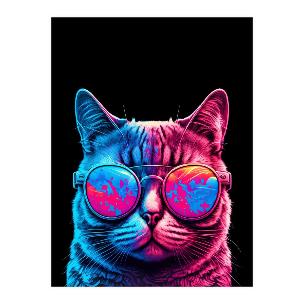Cat Animal Portrait (Print Only)