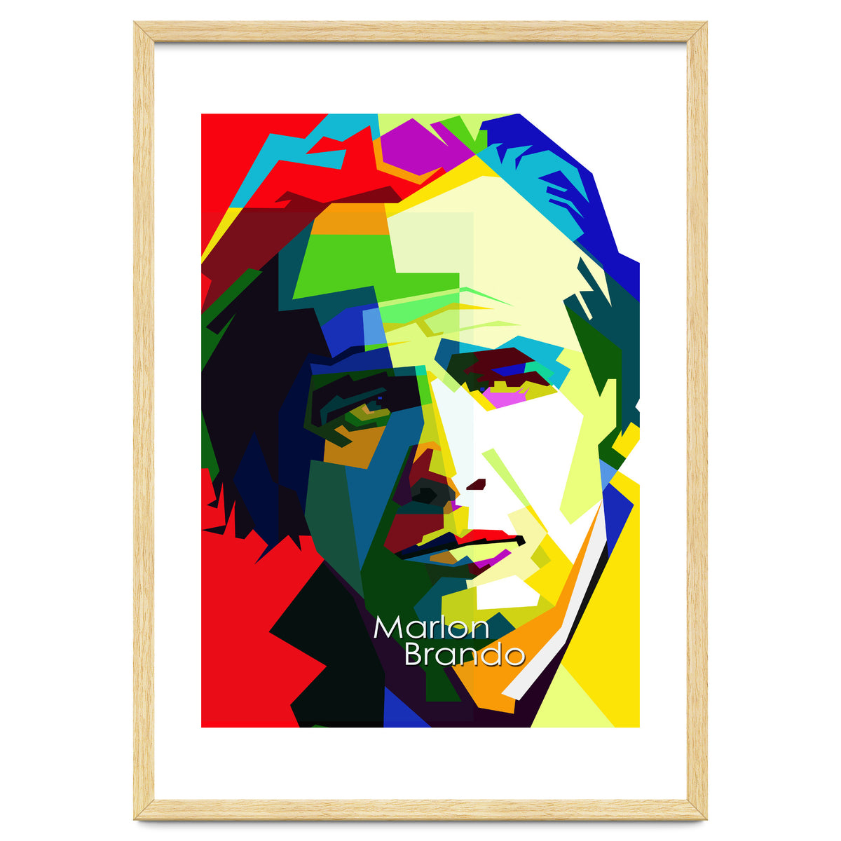 Marlon Brando Pop Art WPAP