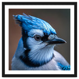 Close Up Portrait Of A Blue Jay Bird thumbnail
