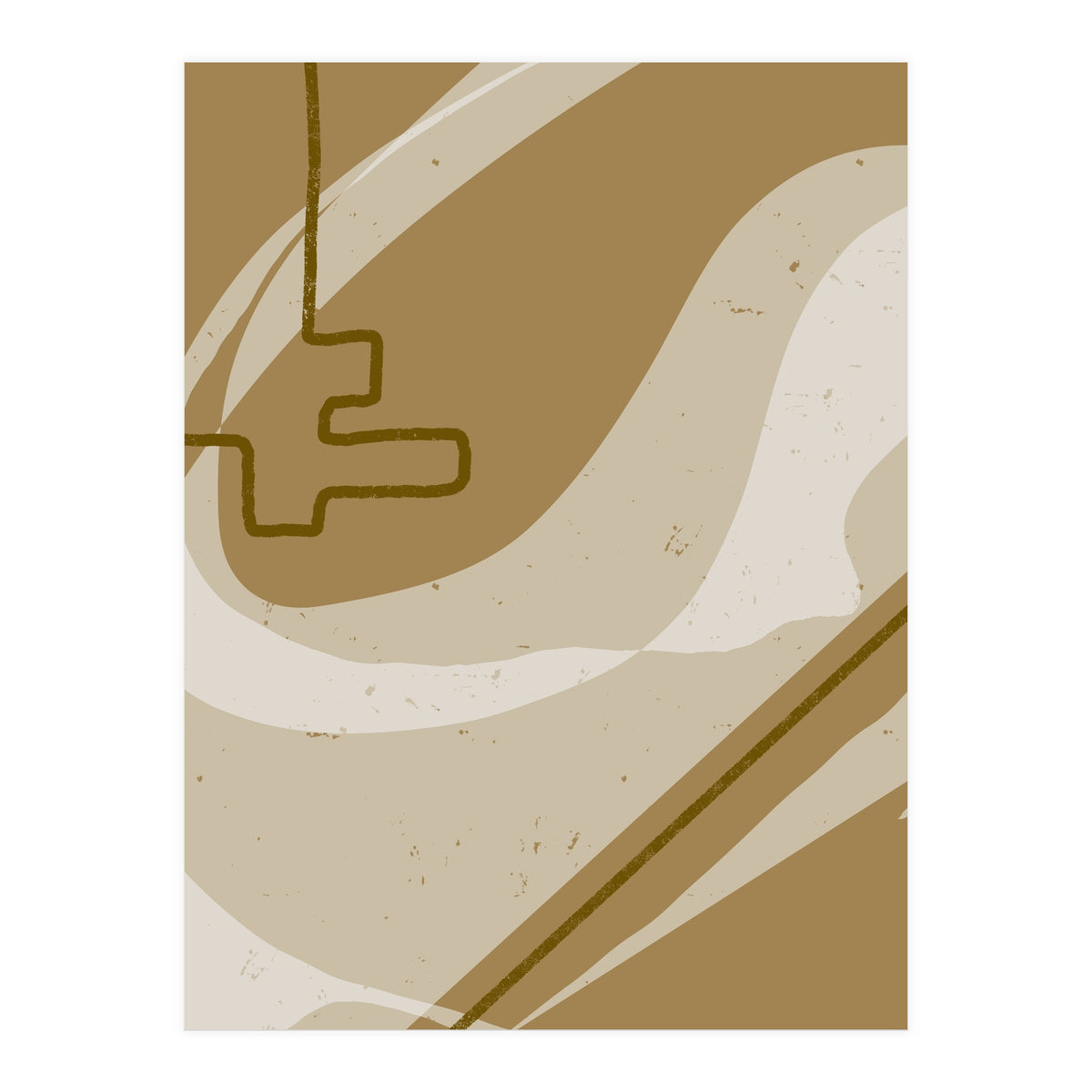 Harmony of Earth and Lines (Print Only)