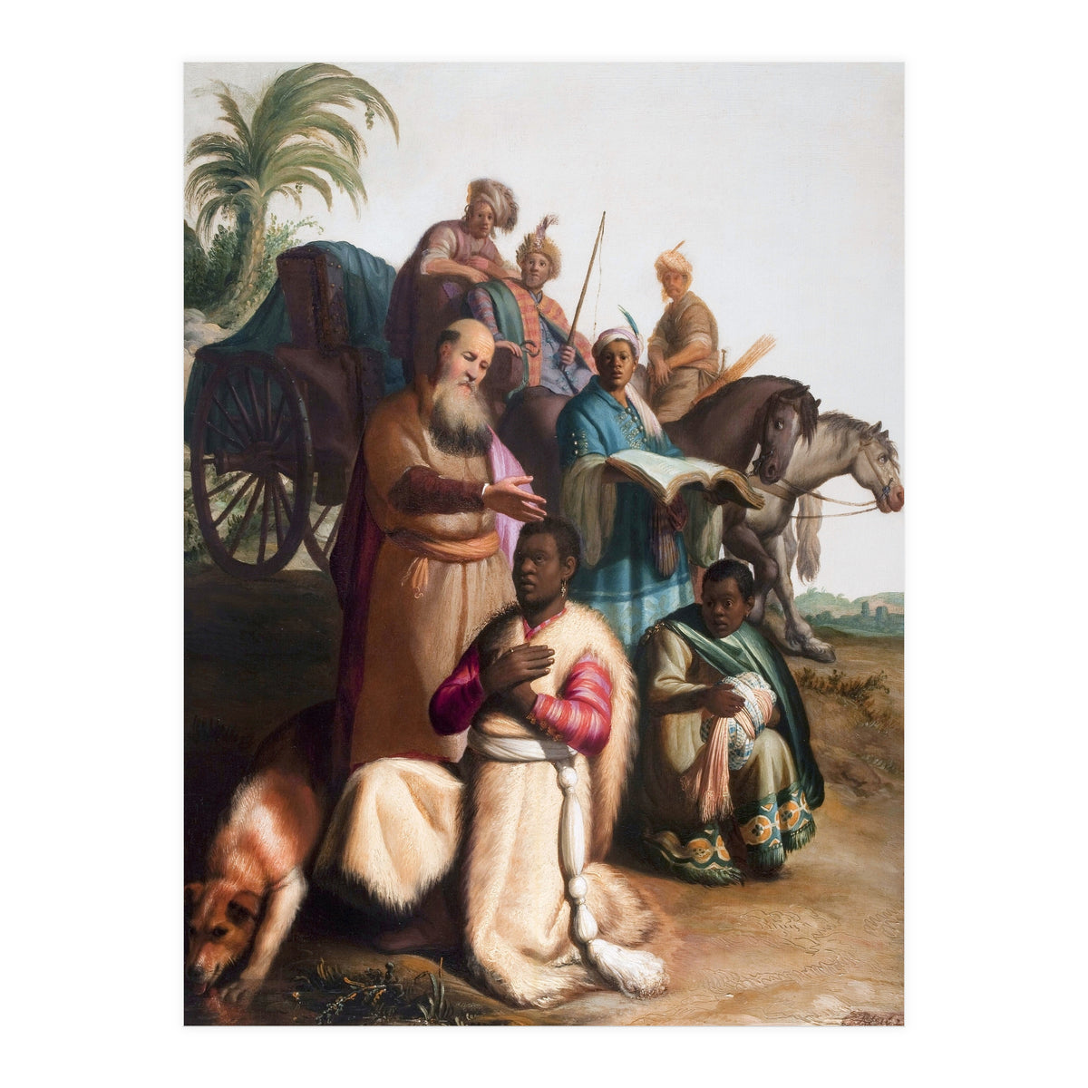 Rembrandt – The Baptism of the Eunuch (1626) (Print Only)