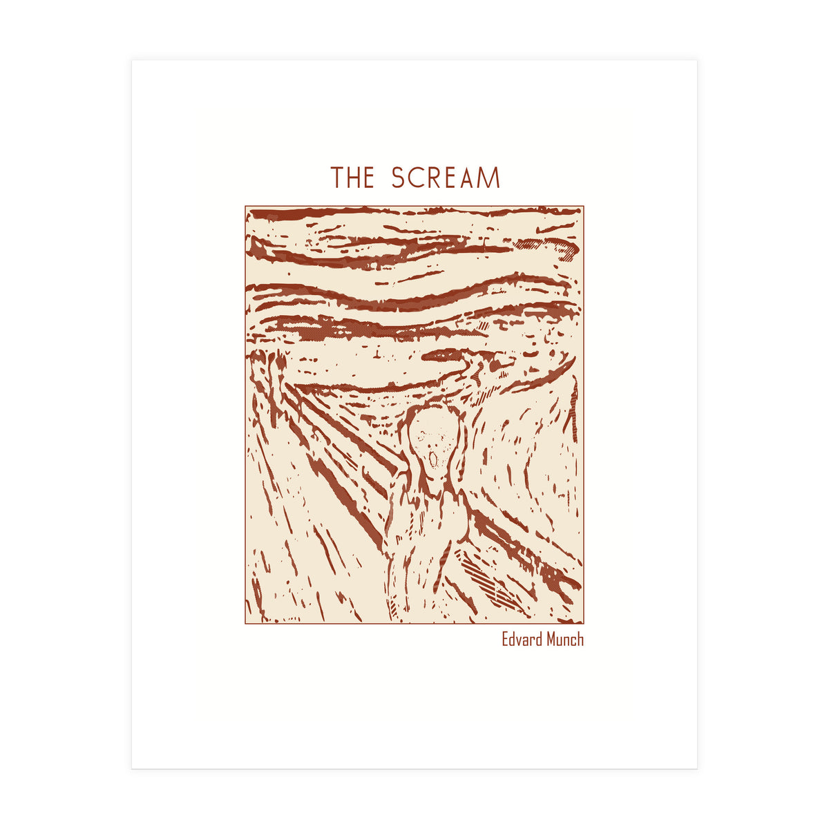 The Scream – Edvard Munch (Print Only)