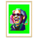 Ray Charles Jazz Singer Pop Art Illustration thumbnail