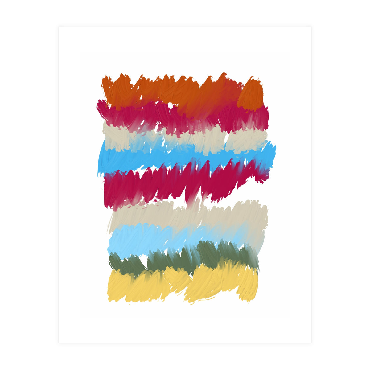 Abstract Color Palette Study (Print Only)