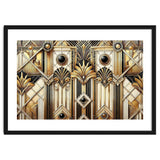 Art Deco Gold Geometric Pattern thumbnail
