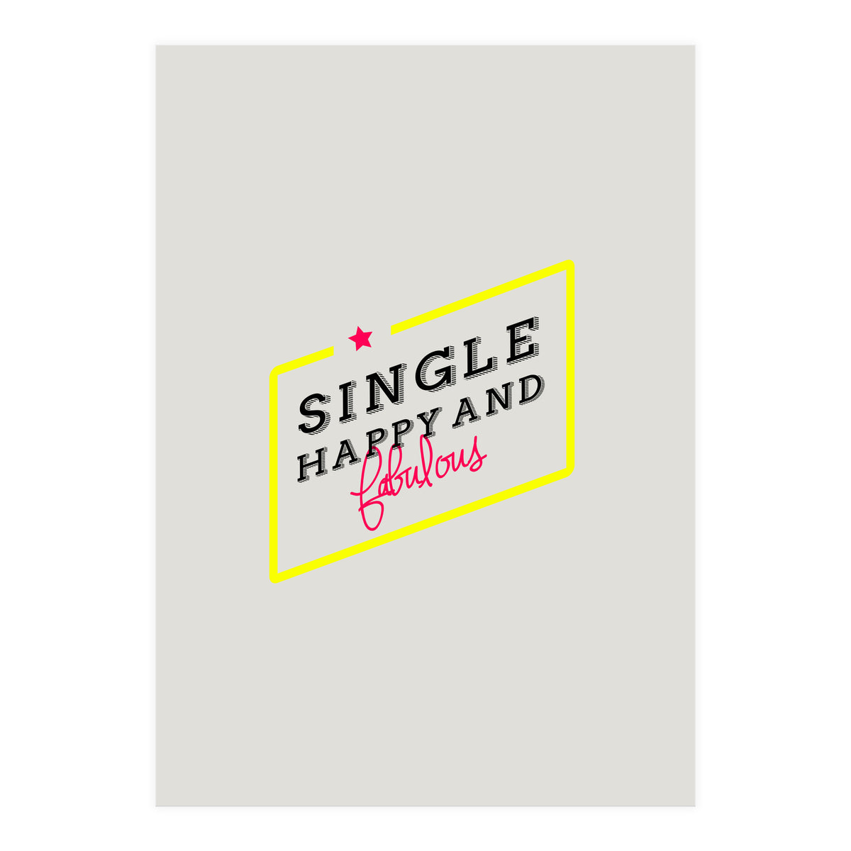 Single, Happy & Fabulous (Print Only)