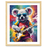 Koala Playing Guitar, Rock Graffiti thumbnail