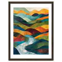 Abstract Rolling Hills Landscape