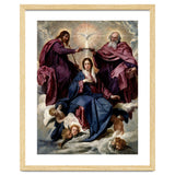 'The Coronation of the Virgin', ca. 1635, Spanish School, Oil on canvas, 176 cm x 124 cm, P01168. thumbnail