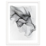 Abstract Black And White Flowing Lines Forming Organic Shapes And Forms thumbnail