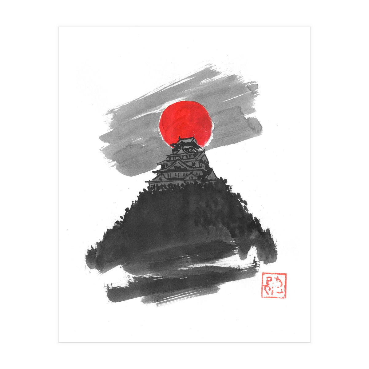 Castle And Moon 2023 (Print Only)