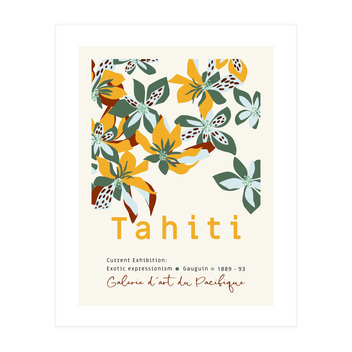 Exotic expressionism Gauguin Tahiti (Print Only)