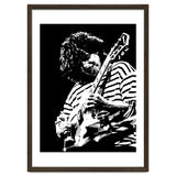 Pat Metheny American Jazz Guitarist Legend in Monochrome 3 thumbnail