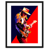 Stevie Ray Vaughan Rock Blues Guitarst Pop Art WPAP thumbnail