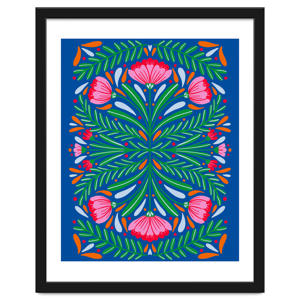 Bold Symmetrical Flowers