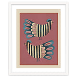Striped Bird Pair I thumbnail