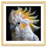 Beautiful Cockatoo Parrot Portrait Headshot thumbnail