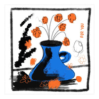 blue vase (Print Only)