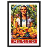 Mexico, Woman With Fruit Basket thumbnail