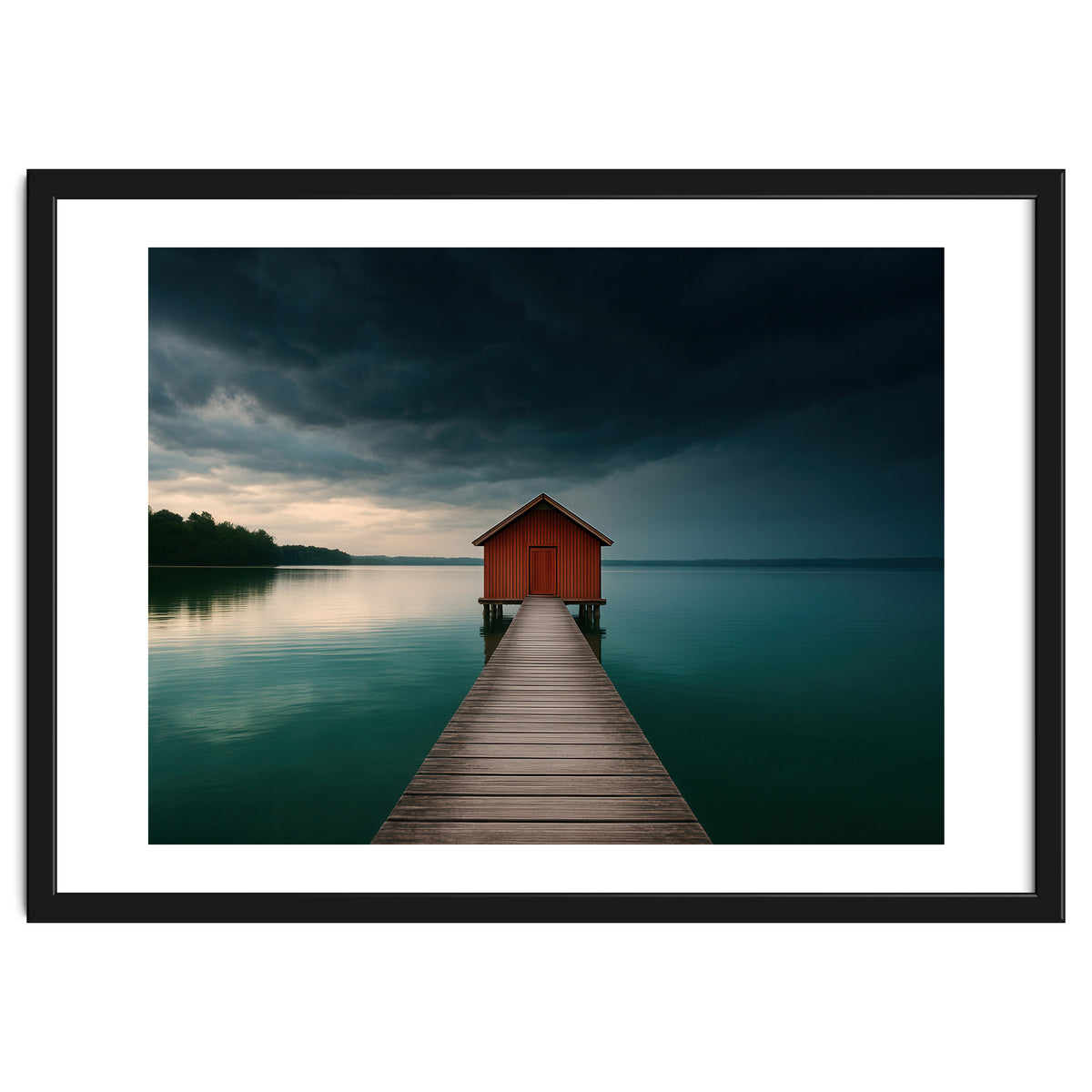 Moody Boathouse Photography Lake House